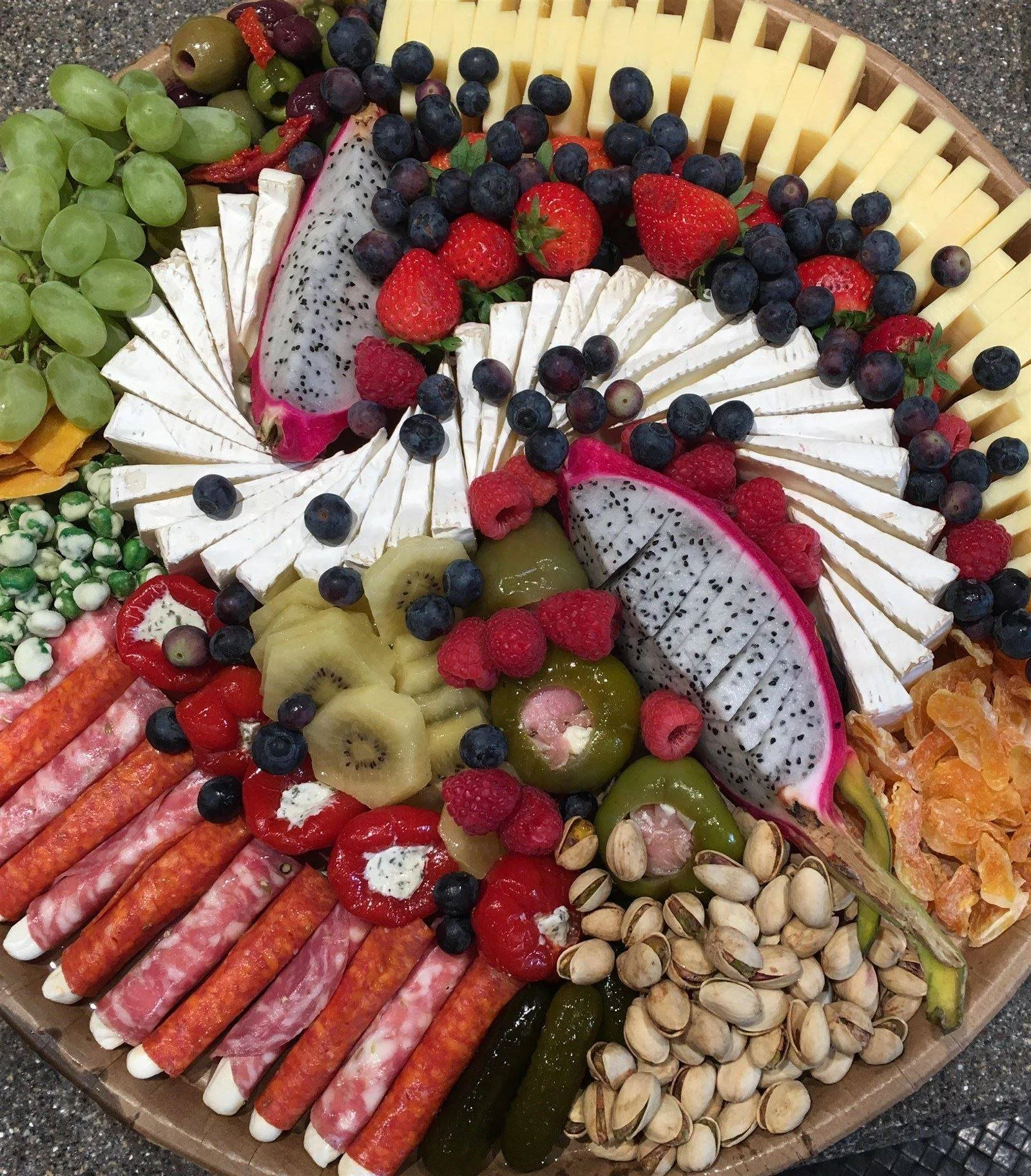 delicious healthy food platter